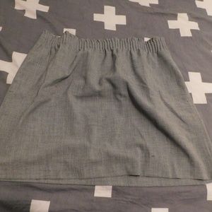 NWT Gray Paperbag skirt